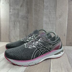 Asics GT 2000 10 Women's Size 9 Narrow Running Shoes Sneakers Gray Pink 1012B042